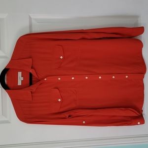 Red/Orange L/S Blouse M